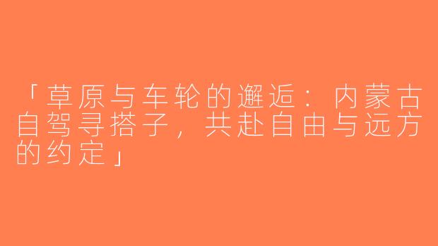 「草原与车轮的邂逅：内蒙古自驾寻搭子，共赴自由与远方的约定」