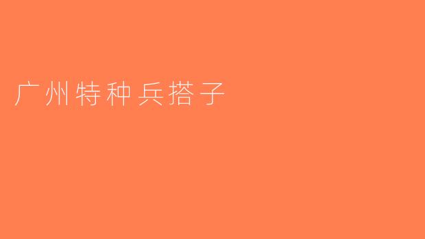 广州特种兵搭子