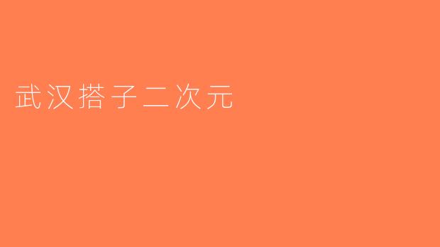 武汉搭子二次元