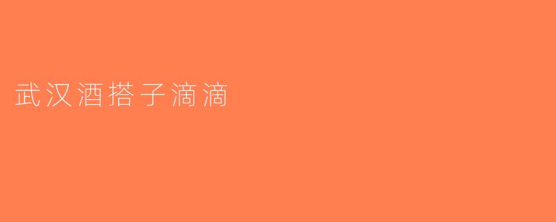 武汉酒搭子滴滴