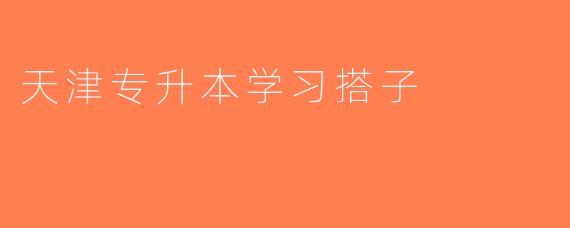 天津专升本学习搭子