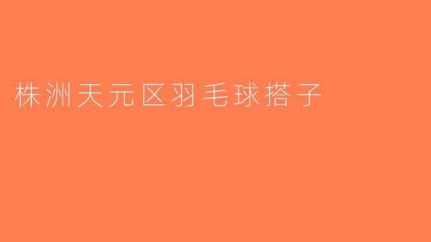 株洲天元区羽毛球搭子