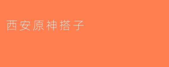 西安原神搭子