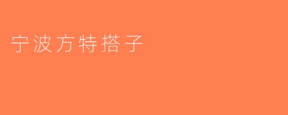 宁波方特搭子