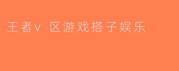 王者v区游戏搭子娱乐