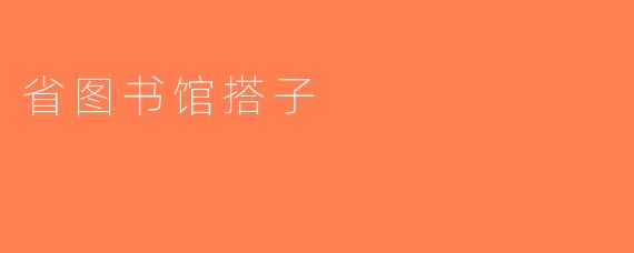 省图书馆搭子