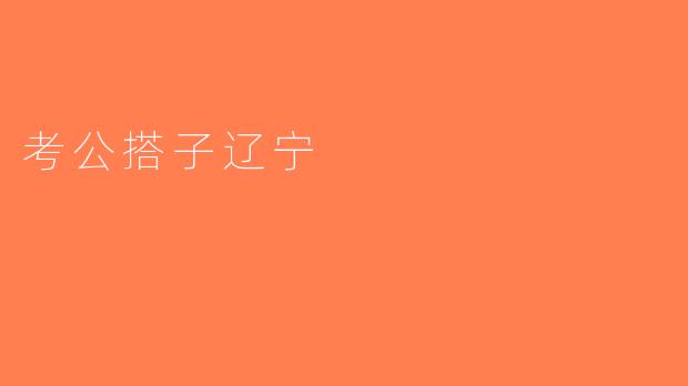 考公搭子辽宁