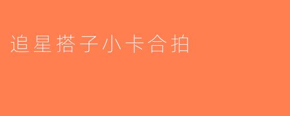 追星搭子小卡合拍