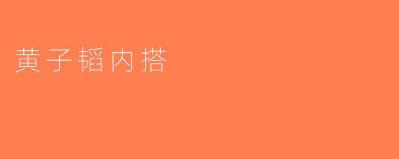 黄子韬内搭
