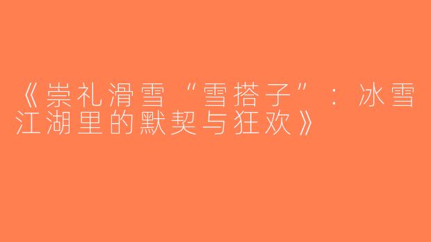 《崇礼滑雪“雪搭子”：冰雪江湖里的默契与狂欢》