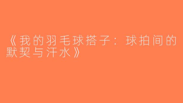 《我的羽毛球搭子：球拍间的默契与汗水》