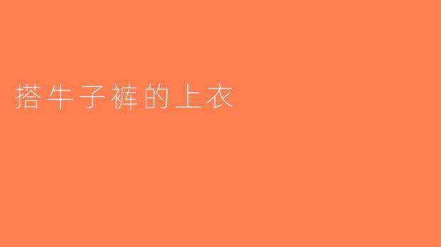 搭牛子裤的上衣