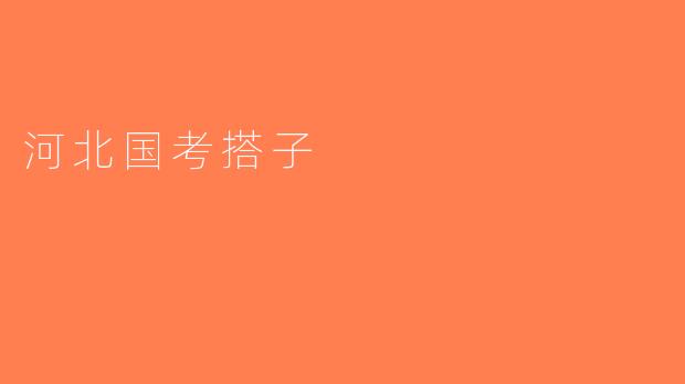 河北国考搭子