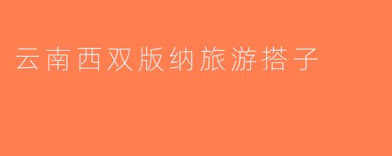 云南西双版纳旅游搭子